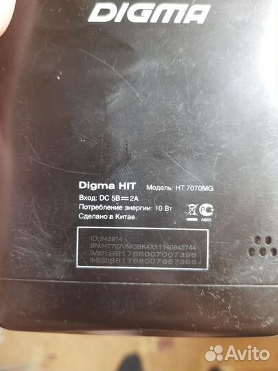 Планшет digma Hit