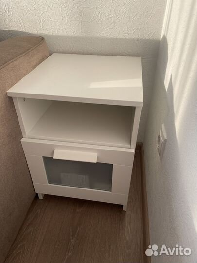 Тумба прикроватная IKEA белая