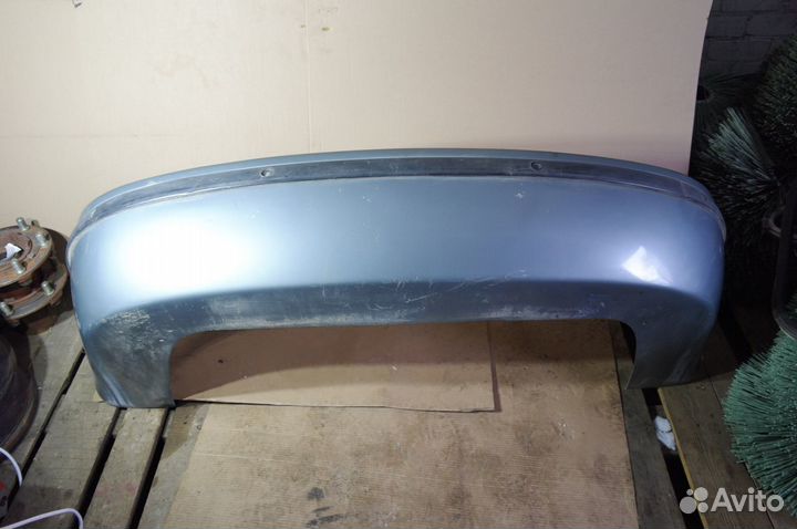 Бампер задний седан Skoda fabia I с парктрониками