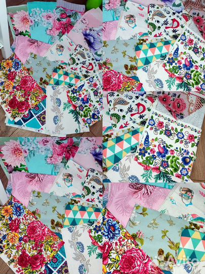 Весовой лоскут хб тканей рогожка,саржа,дорожка