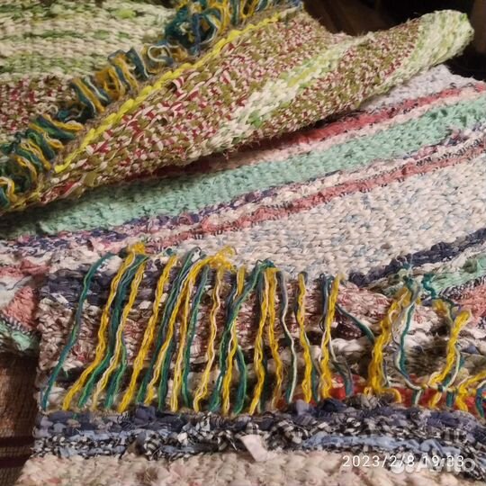 Коврик Полосатик домотканный