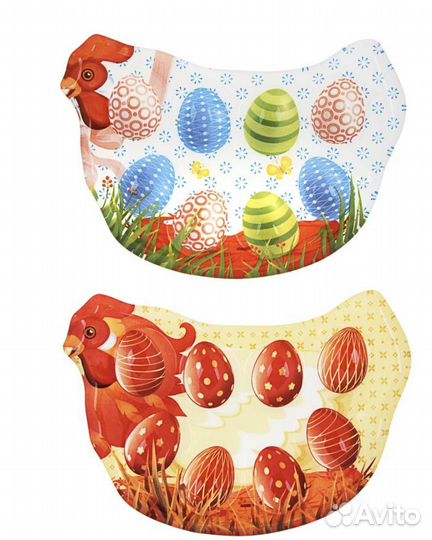 Блюдо-подставка для 8 яиц, стекло