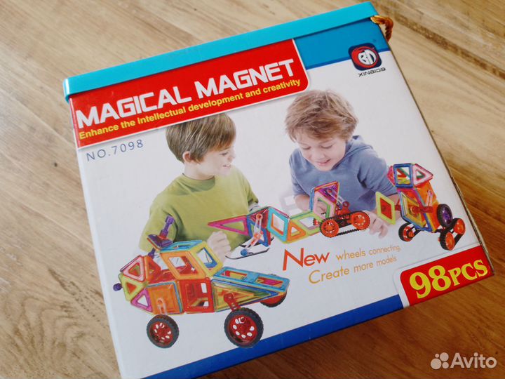 Магнитный конструктор, 2 набора