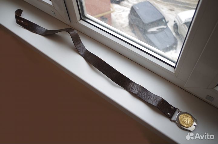 Кожаный Ремень Бляшка Олимпиада Таллин-80 СССР