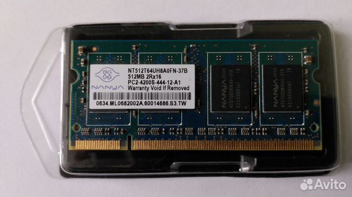 Память so-dimm ddr ddr2 512MB 1GB
