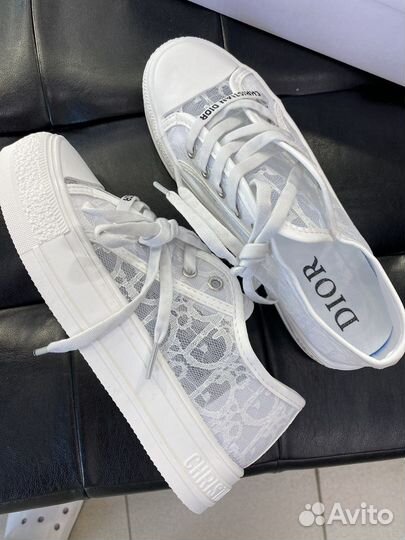 Кеды сетка dior