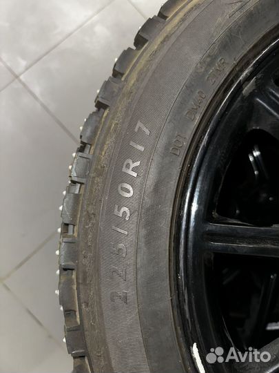 Зимние колеса Subaru на высоких шипах