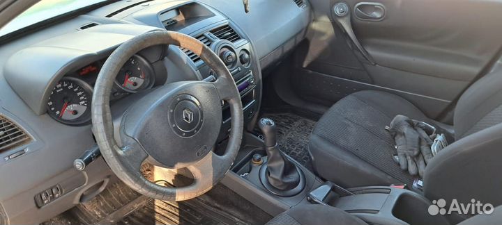 Renault Megane 1.4 МТ, 2005, битый, 254 000 км