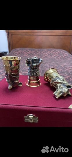 Бронзовые стопки-перевёртыши 