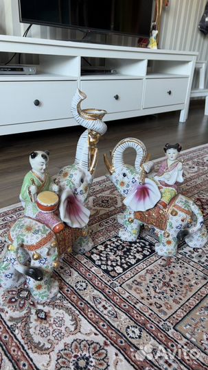 Статуэтка слон фарфор китай