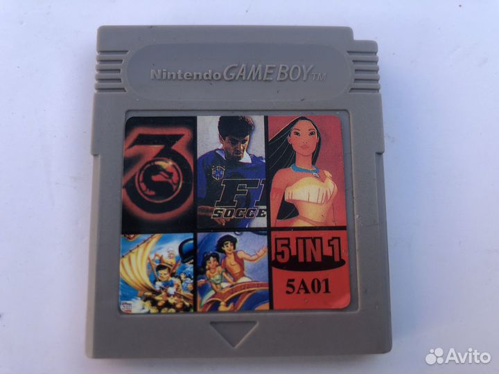 Nintendo game boy картридж кассета 8 в 1