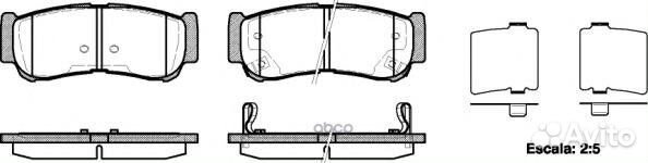 1239 02 583022BA20 колодки дисковые з Hyunda