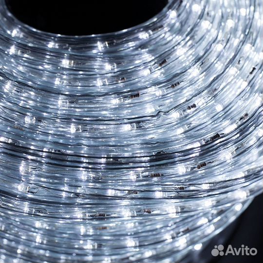 Дюралайт 11 мм Хол. белый светодиодный 100 метров