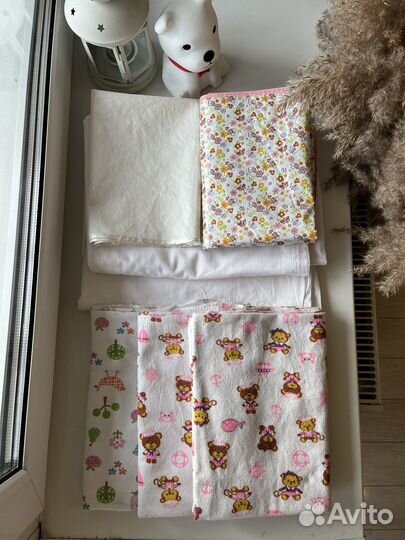 Пелёнки, клеенки, постельное белье