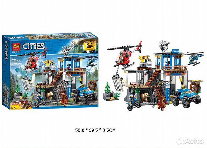 Конструктор Cities, Полицейский участок в горах