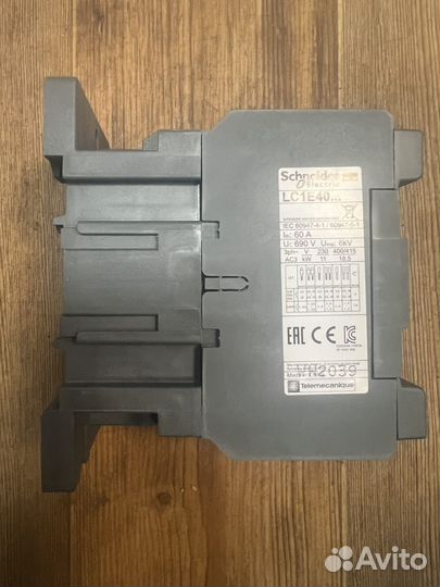 Контактор Schneider electric LC1E40M5