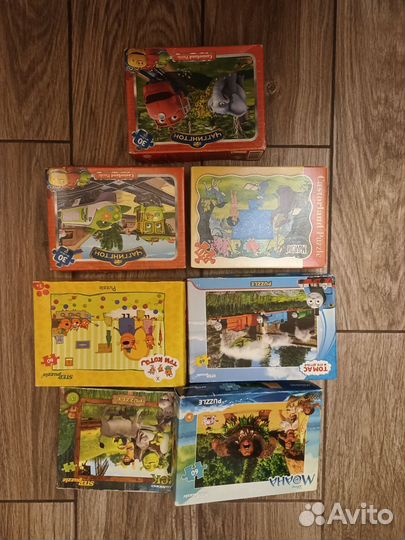 Пазлы для малышей пакетом