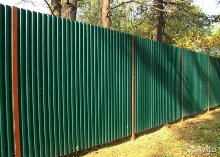 Забор металлический профессионально под ключ