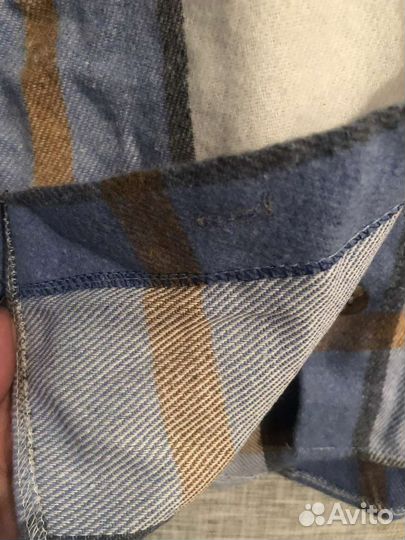 Рубашка в клетку теплая на мальчика