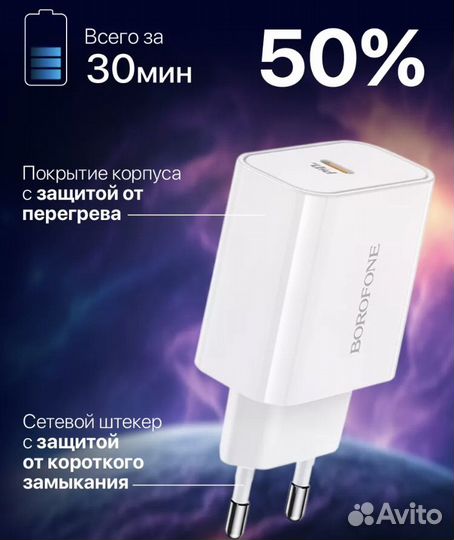 Зарядка на iPhone 20w