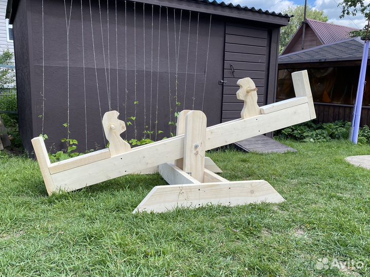 Качели деревянные (балансир)