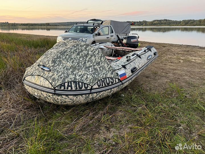 Лодка Gladiator e380 с Suzuki DF-20A