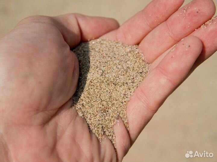 Песок карьерный мелкозернистый с доставкой