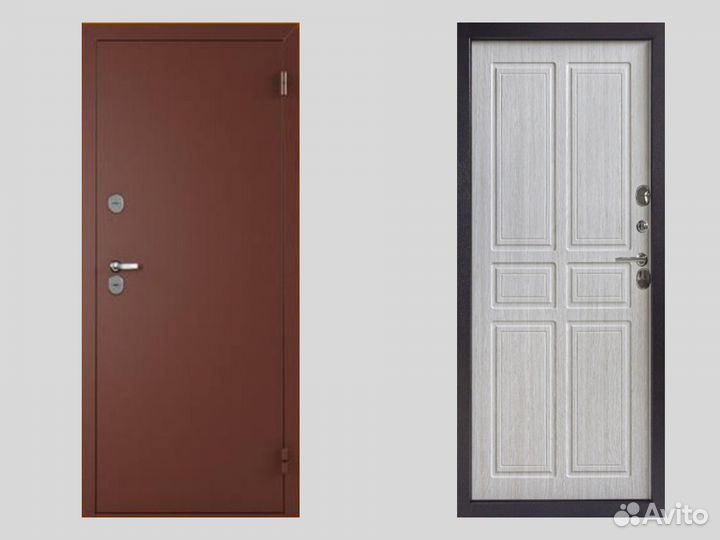 Дверь усиленная без посредников