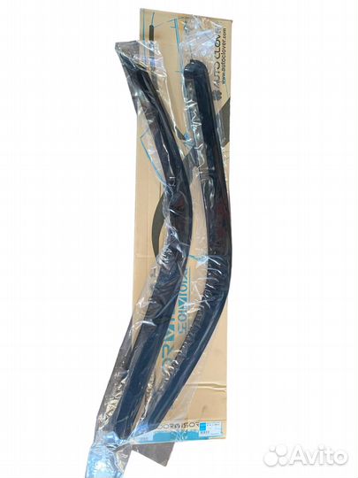 Ветровики hyundai Porter II черные комплект