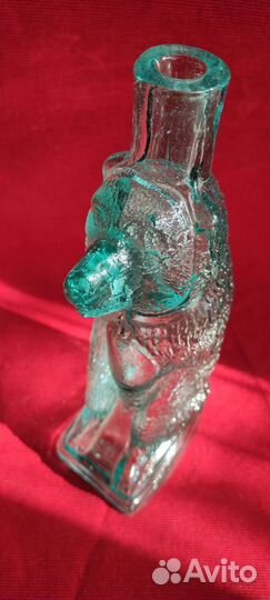 Бутылка Медведь оригинал завод Мальцева19 век