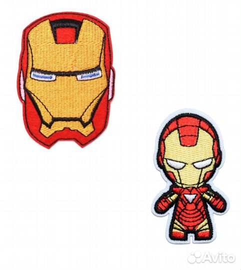 Нашивки на одежду набор супергерои термонашивки