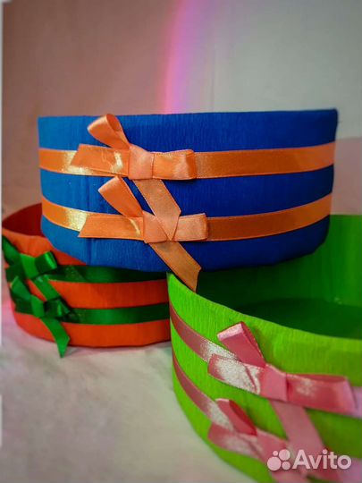 Коробка подарочная круглая