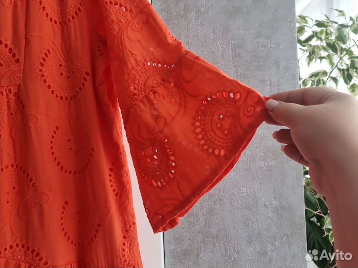 Летнее платье женское 50-52 размера из шитья