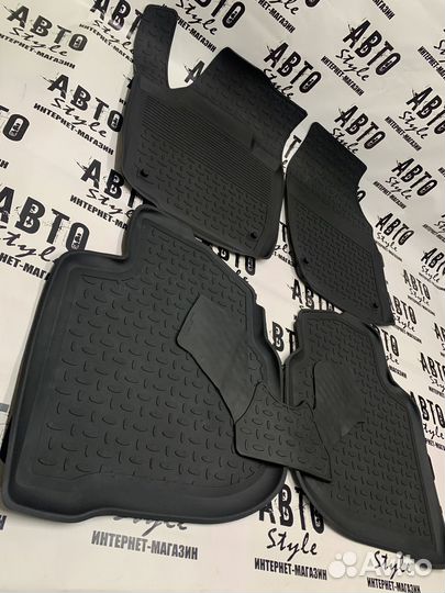 Ковры резиновые в салон Skoda Rapid/ vw polo (20)