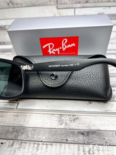 Очки Ray Ban Wayfarer 2140 Черные Матовые