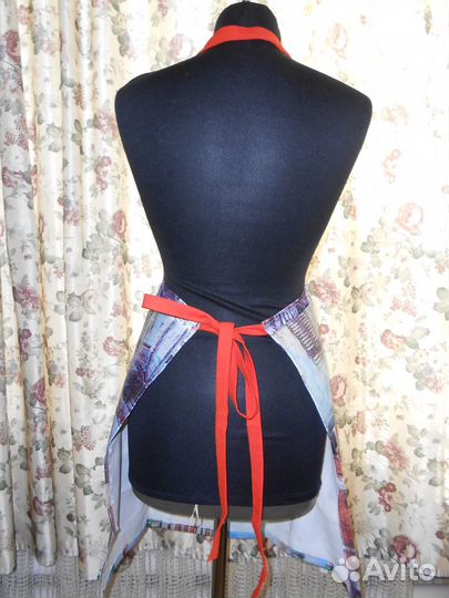 Фартук текстильный для кухни женский Handmade