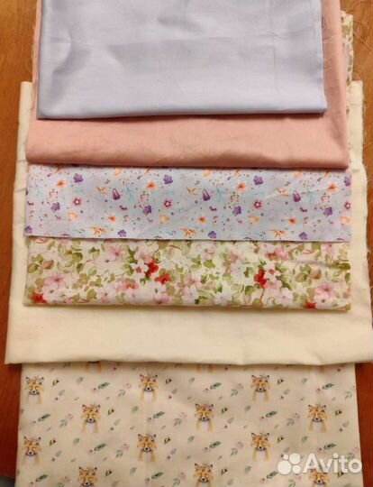 Набор тканей для шитья кукол мишек Тедди Пэчворка