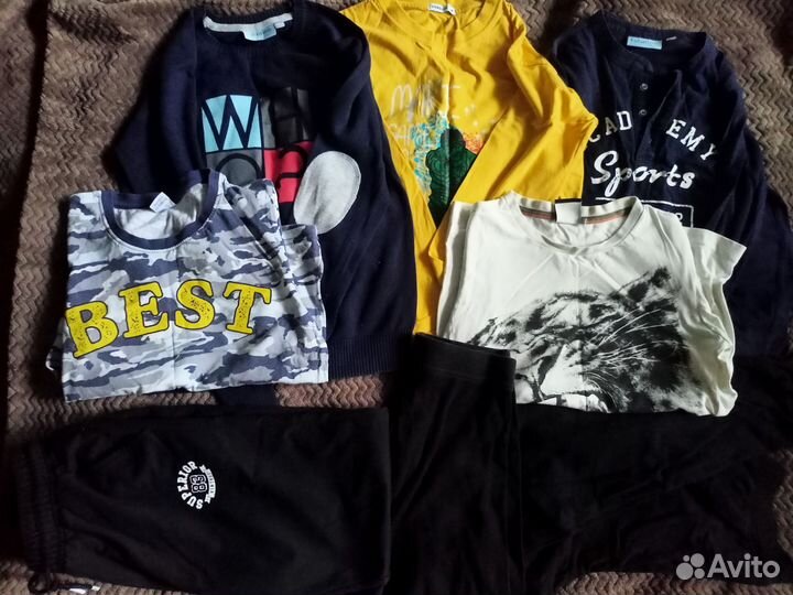 Вещи пакетом на мальчика 140 146