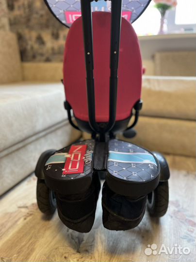 Детский велосипед с родительской ручкой