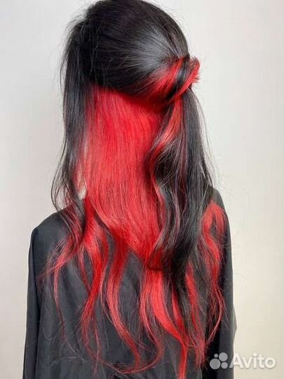 Скрытое окрашивание волос