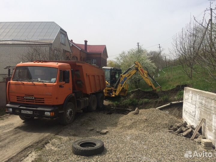 Услуги самосвала Камаз 15тонн. 10м3