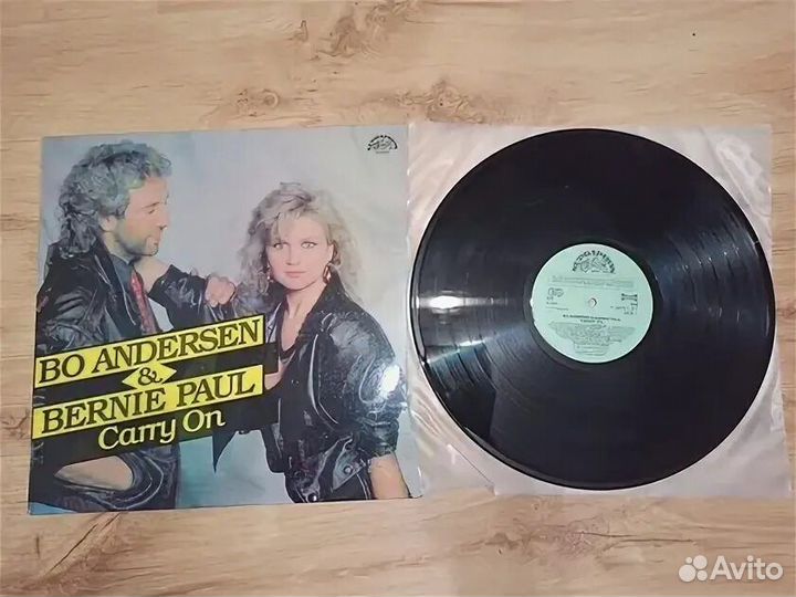 Пластинка bo andersen & bernie paul carry on