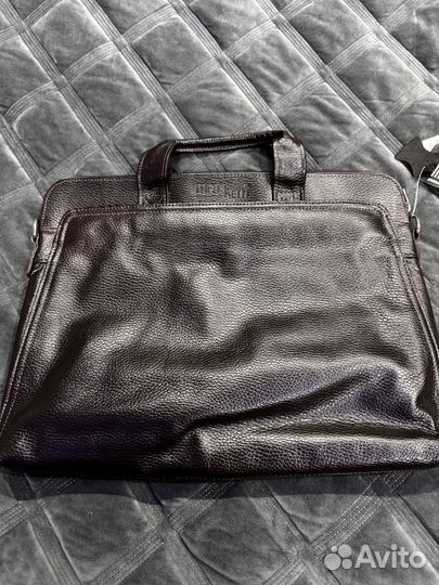 Кожанная сумка через плечо