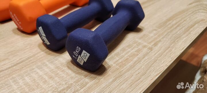 Гантели 2шт по 1кг