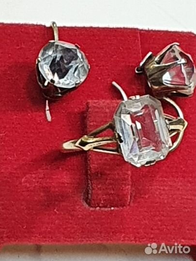 Серебряные серьги СССР