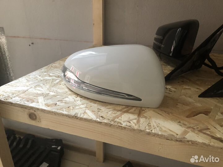 Левая крышка зеркала Mercedes W205 W213 W222 белая