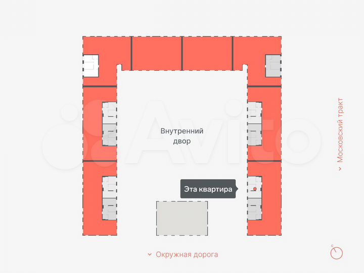 2-к. квартира, 52,9 м², 9/14 эт.