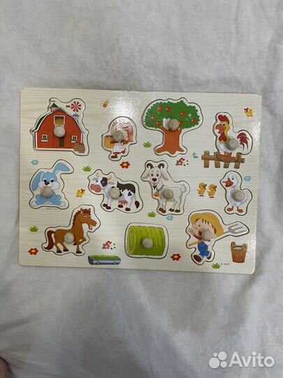 Развивающие деревянные игрушки пакетом