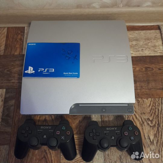 Ps3 slim/2Геймпада/20игр