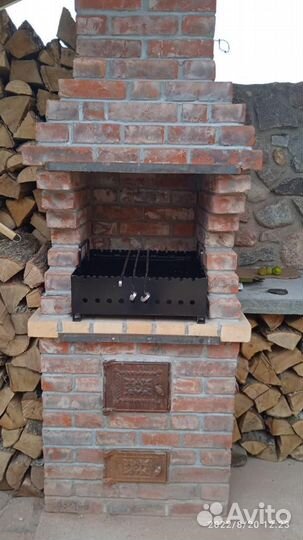 Мангал без ножек под мангальную зону